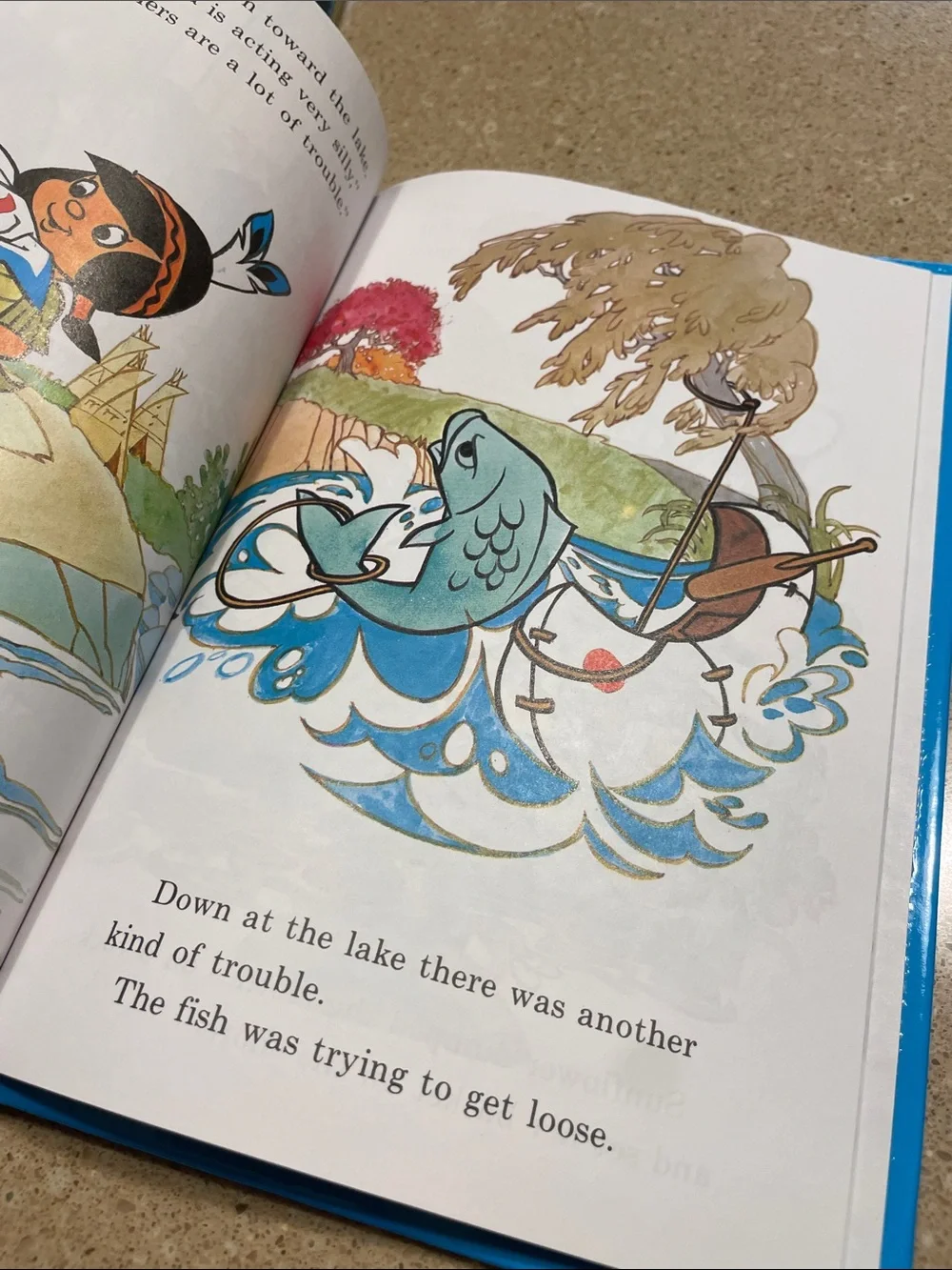 Disney Little Hiawatha Kids Book - Blue Cover